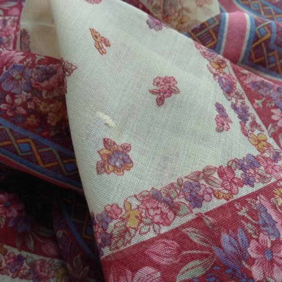 Vintage Placemats Napkins Set Floral Calico 3 Mats 8 Napkins Boho Retro Kitchen - Picture 5 of 8